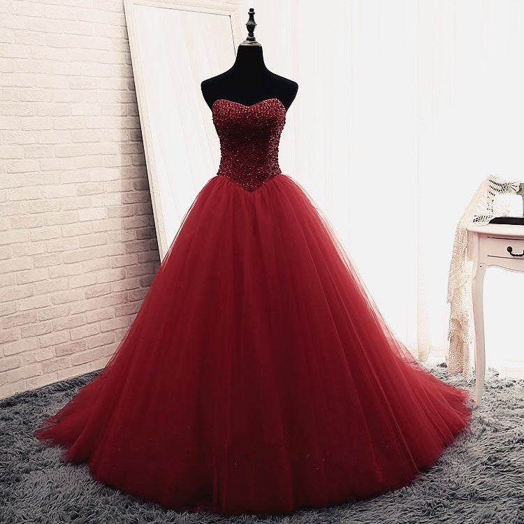 Bling Bling Sequins Beaded Strapless Wedding Dresses Ball Gowns