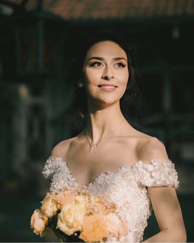 Butterfly Wedding Dresses Ball Gown Off The Shoulder