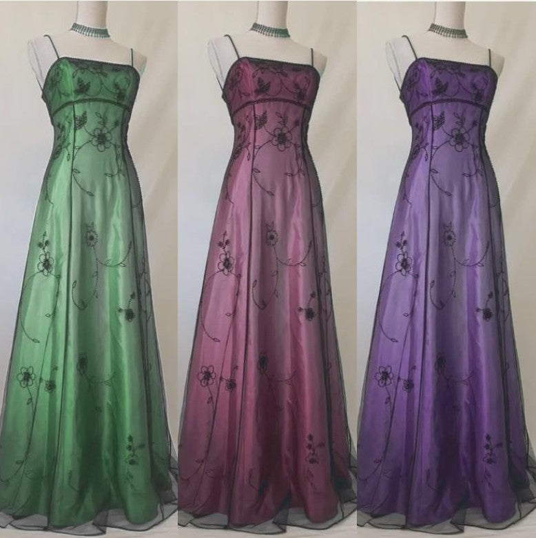 ✨Vintage Blue Gradient Empire Prom Dress for Birthday,Graduation💃🏽90s Backless Romantic Beaded Evening Dress for Quinceañera ED01406