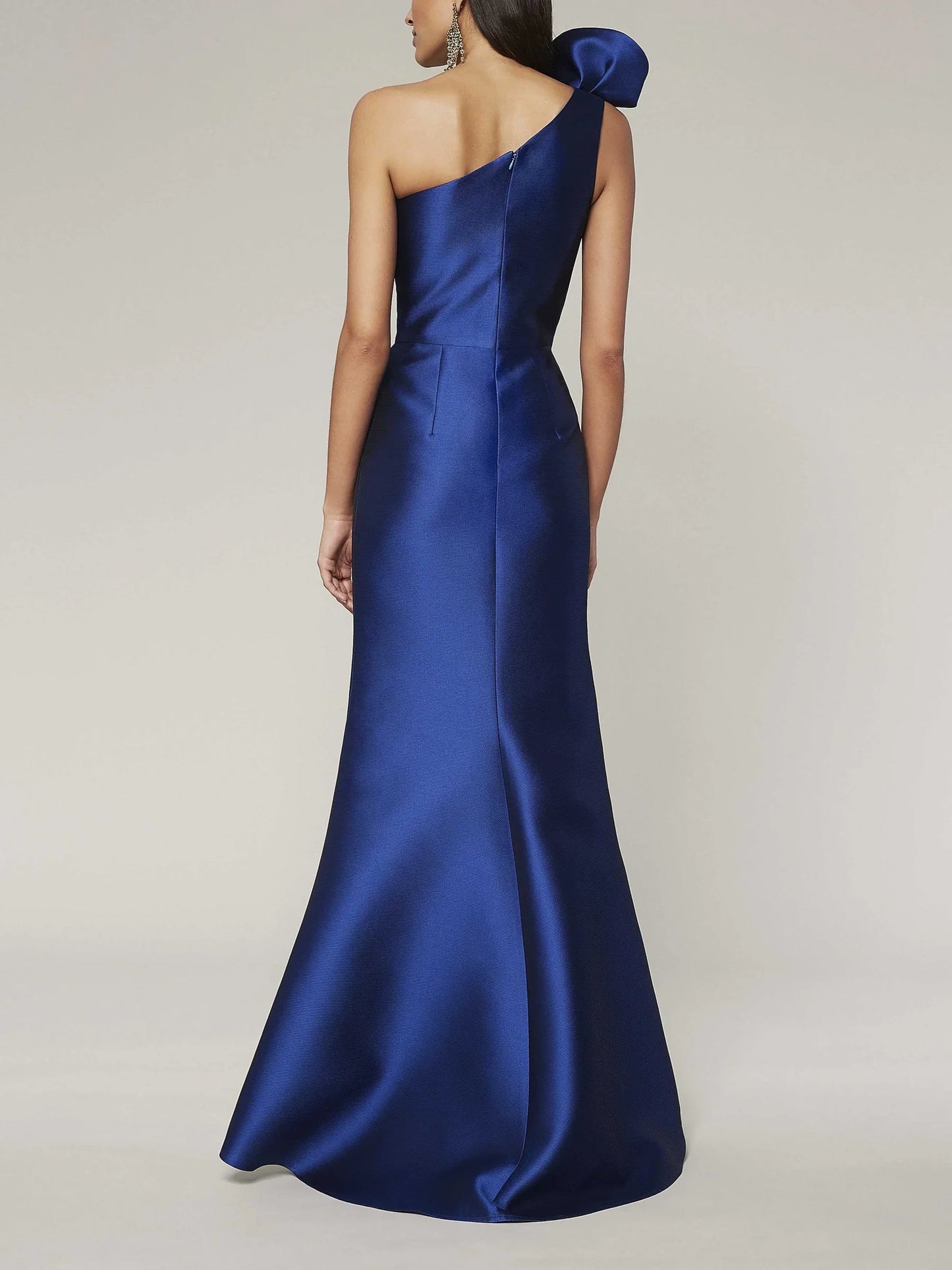 A-line/Princess One Shoulder Sleeveless Floor Slit Mother of the bride dresses