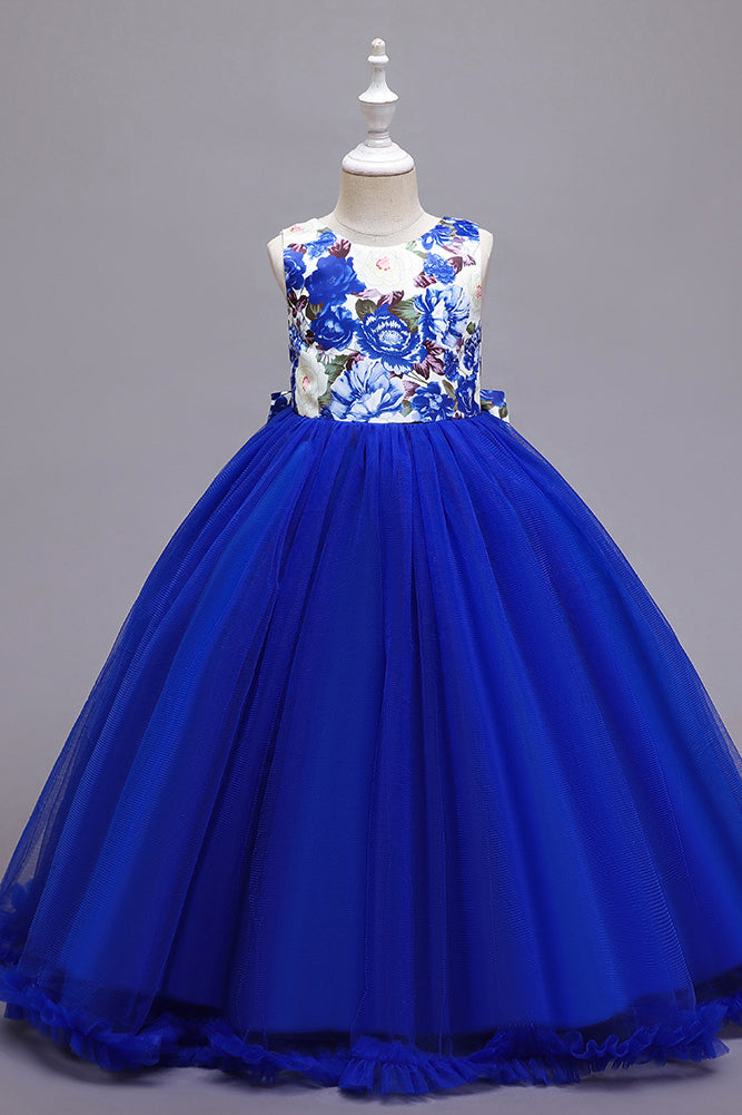Elegant Long Princess Tulle Wedding Dress