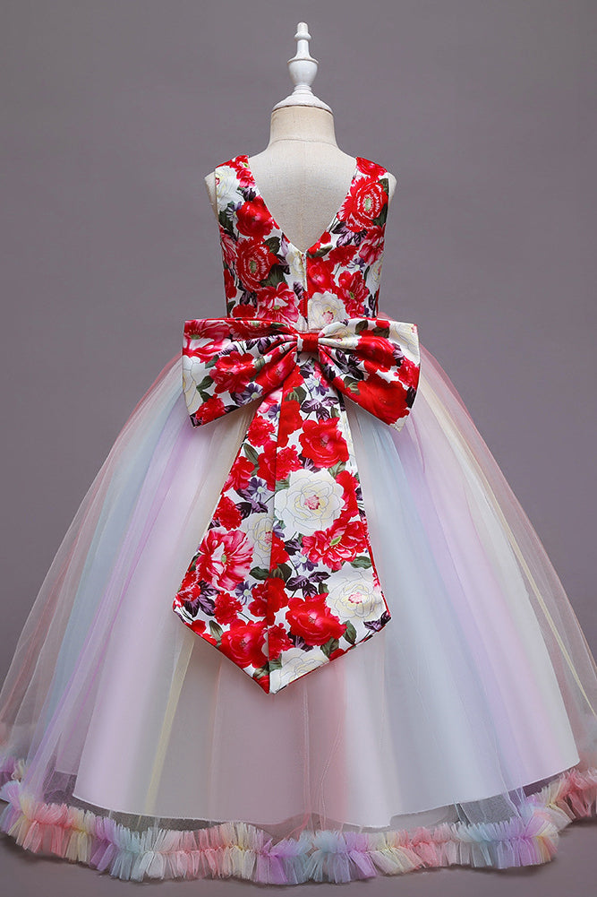 Elegant Long Princess Tulle Wedding Dress