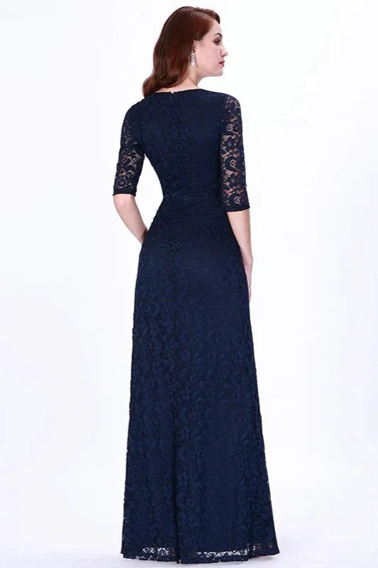 Stunning Navy Different Styles Long Mermaid Evening Gowns