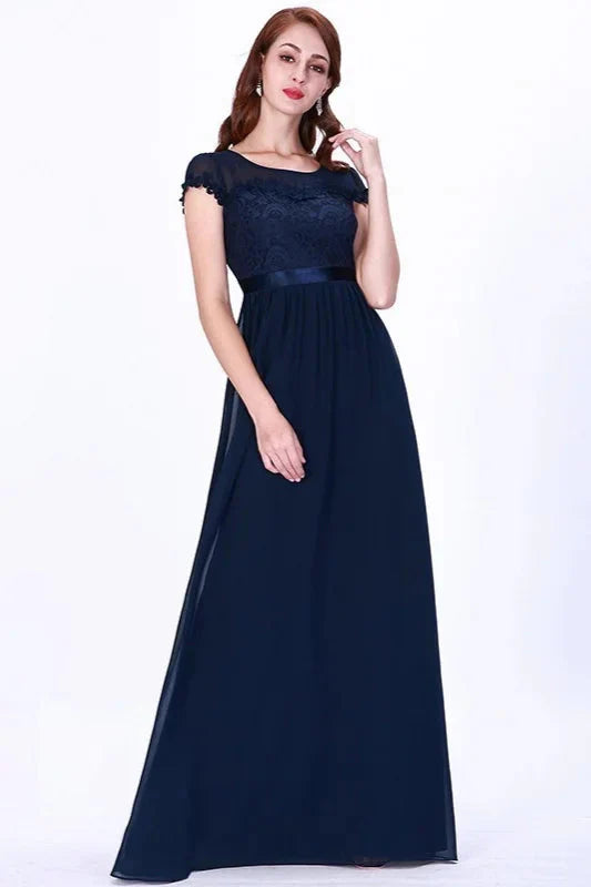 Stunning Navy Different Styles Long Mermaid Evening Gowns