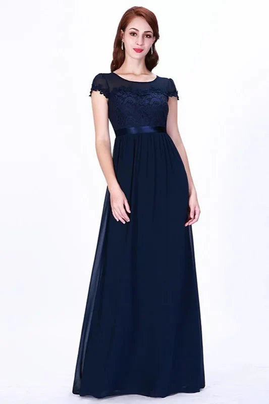 Stunning Navy Different Styles Long Mermaid Evening Gowns