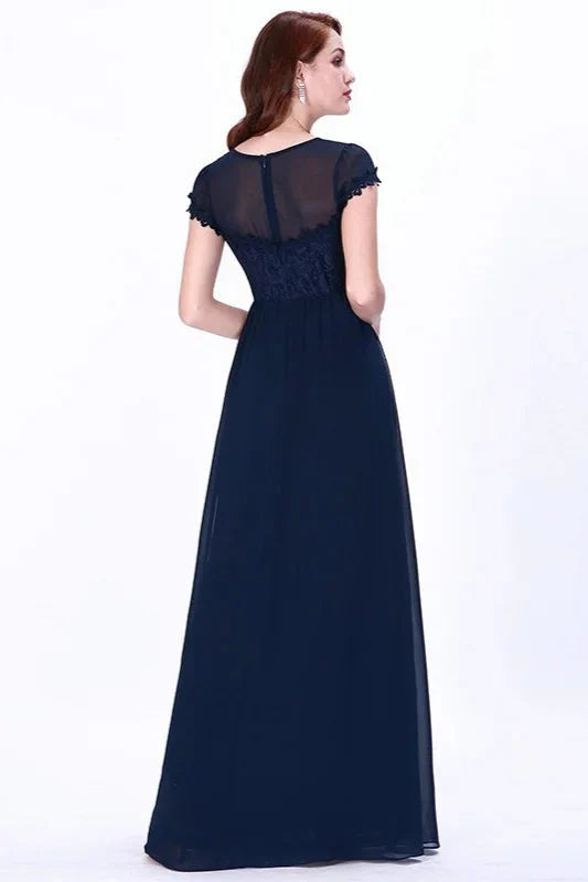 Stunning Navy Different Styles Long Mermaid Evening Gowns