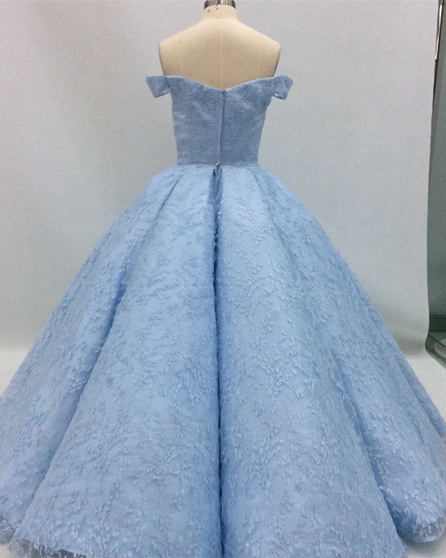Ball Gown Lace Off The Shoulder Dresses