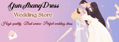 YunShang Sexy Sleeveless Wedding Dress High Split Lace Appliques A-Line Bride Gown