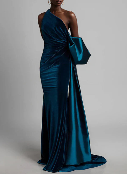 Tight fit/straight shoulder, mother of the bride dress