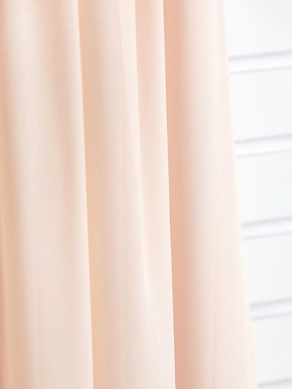 A-Line Junior Bridesmaid Dress with Chiffon Lace Sash & Ribbon
