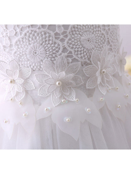 Beading & Appliques Princess Short Length Wedding / Birthday Dress