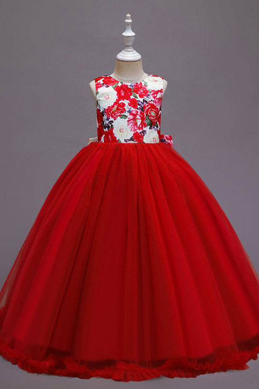 Elegant Long Princess Tulle Wedding Dress
