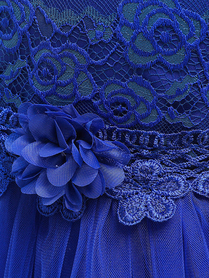 Long Sleeve Flower Girl Dresses with Butterfly Design & Beading