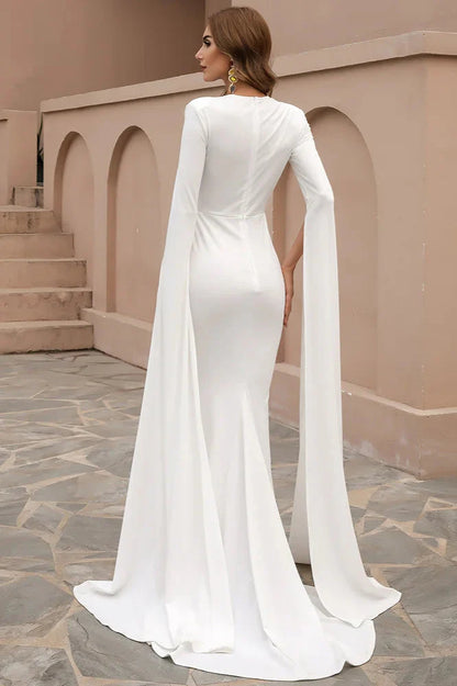 New Fashion Long Sleeve Evening Party Dress Mermaid Online