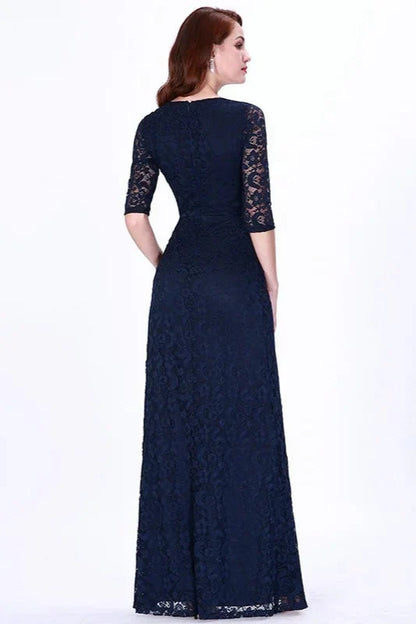 Stunning Navy Different Styles Long Mermaid Evening Gowns
