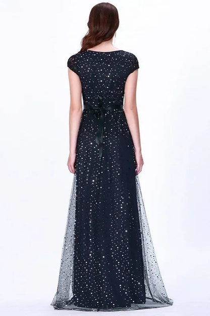 Stunning Navy Different Styles Long Mermaid Evening Gowns