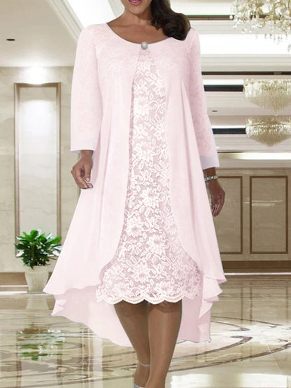 A-line/Princess spoon tea long mother of the bride dresses